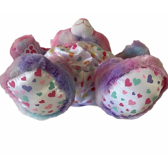 Build A Bear 16" Sweet Scent Swirl Hugs Multicolor Plush Teddy w/ "Hugs" Heart - Picture 7 of 8